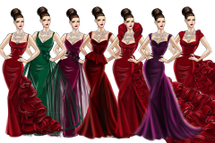 Gown concepts for Ocean's 8