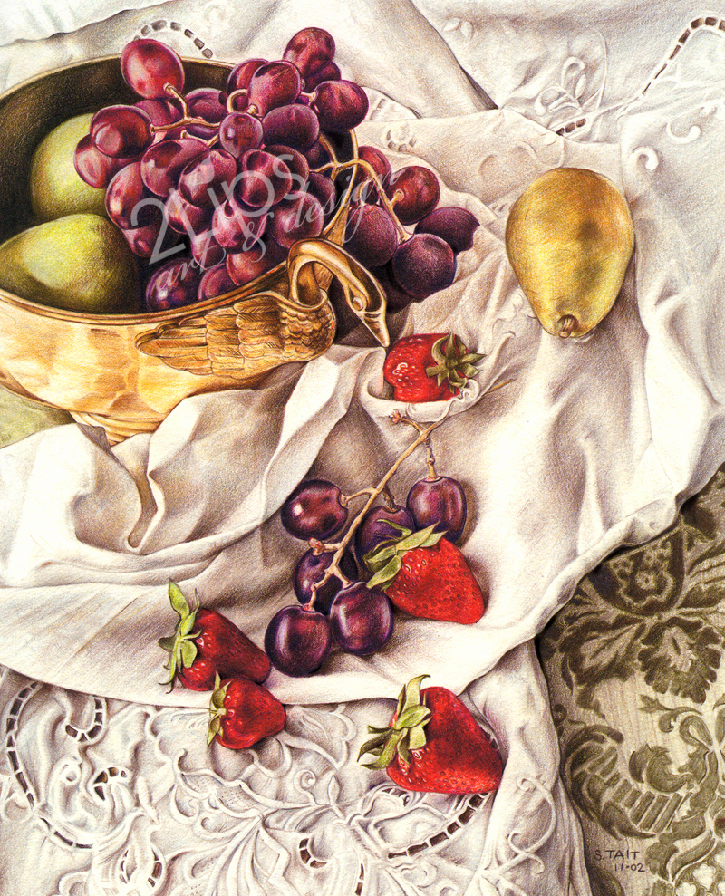 Still Life Drawing Colored Pencil